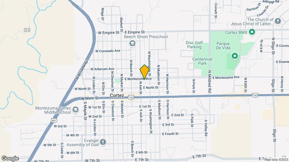 219 E Montezuma Ave Map and Location Details