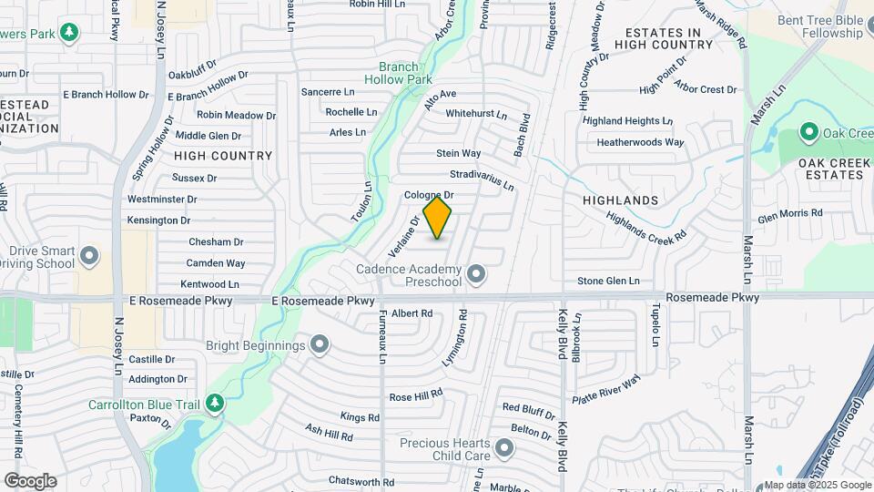 2019 Chalfont Dr Mapa y Detalles de la Ubicación