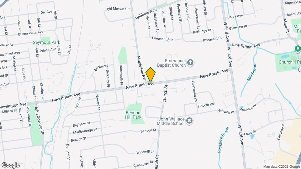 429 New Britain Ave Map and Location Details