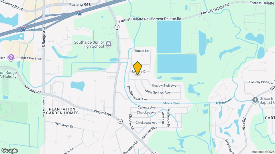 8817 Shadow Bluff Ave Map and Location Details