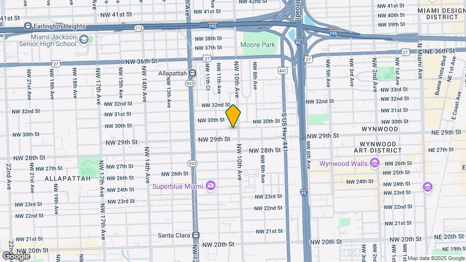1020 NW 29th Ter, Unit 1 Mapa y Detalles de la Ubicación