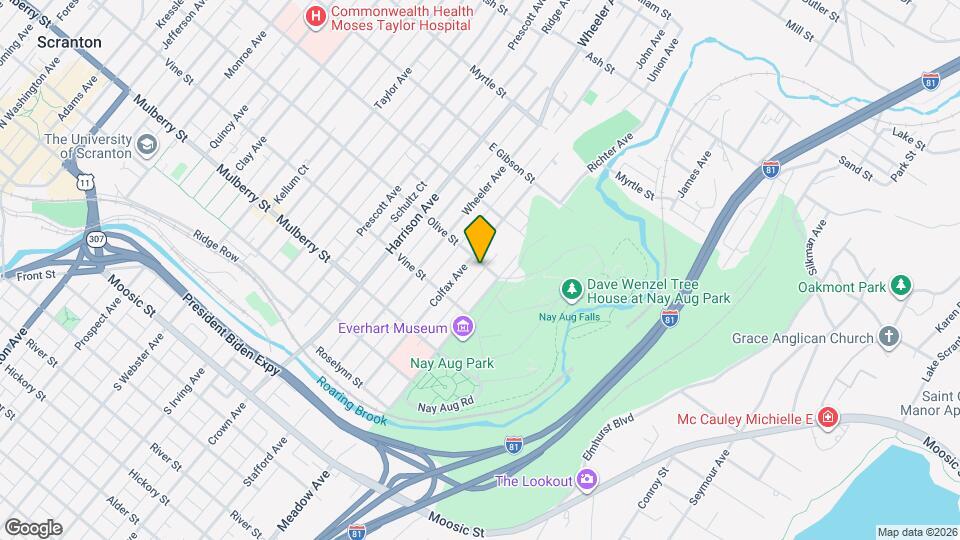 1814 Olive St, Unit 2 Mapa y Detalles de la Ubicación