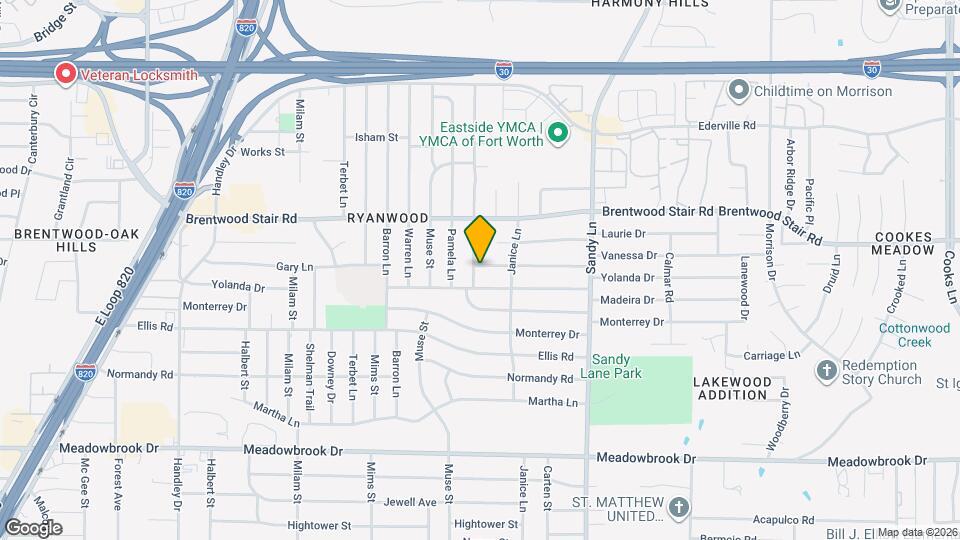 7250 Vanessa Dr Map and Location Details