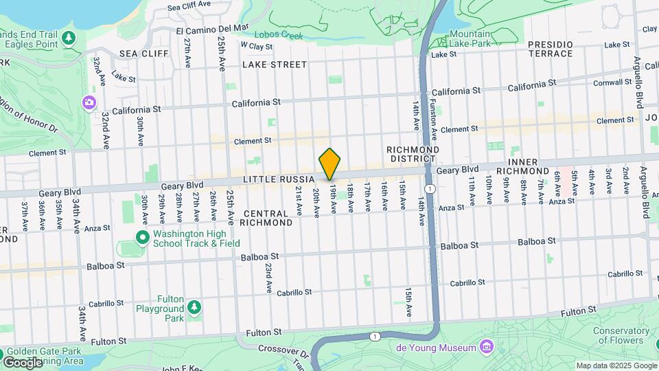 419 19th Ave Map and Location Details