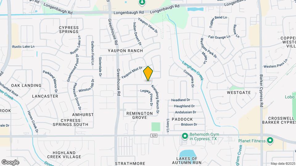 19014 Walbrook Meadows Ln Map and Location Details