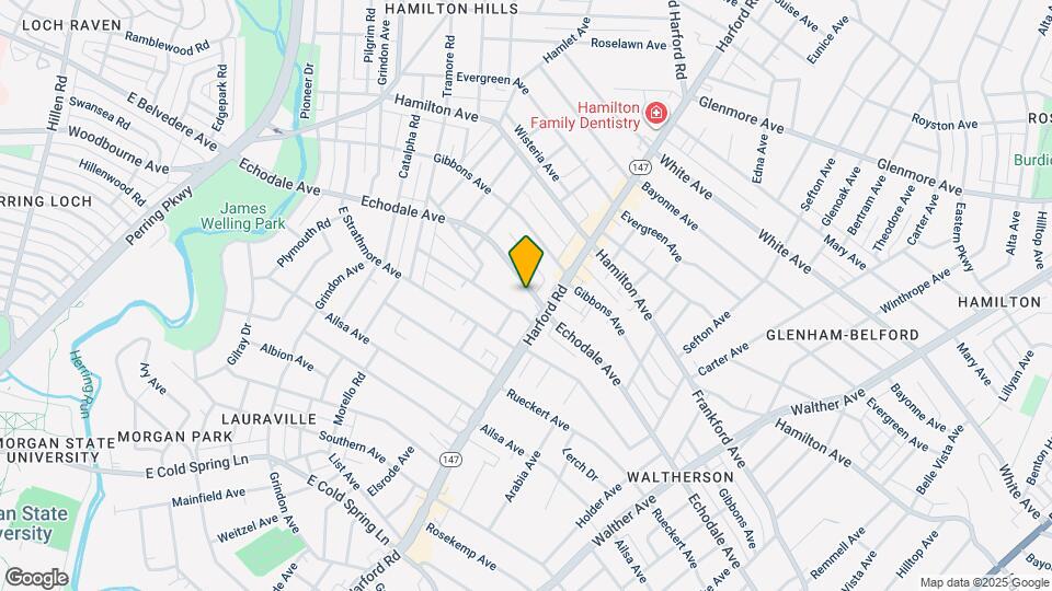 2909 Echodale Ave Map and Location Details