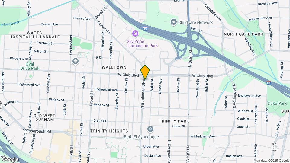 1114 N Buchanan Blvd Map and Location Details