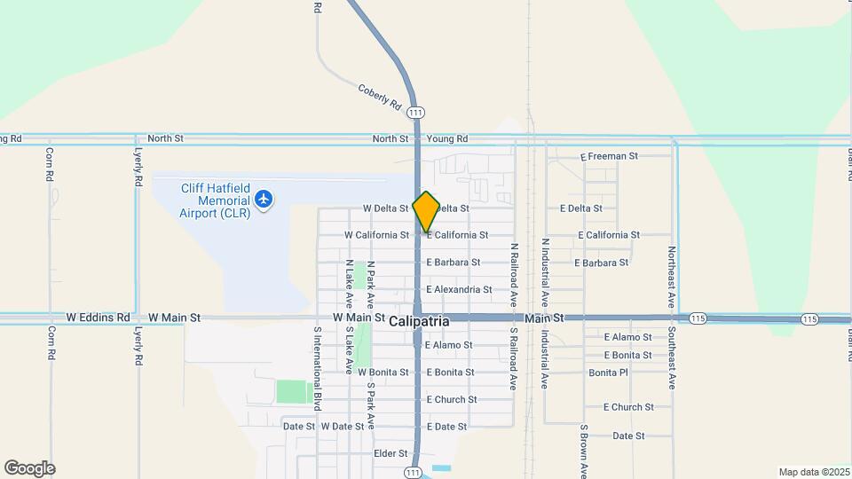 101 E California St Mapa y Detalles de la Ubicación