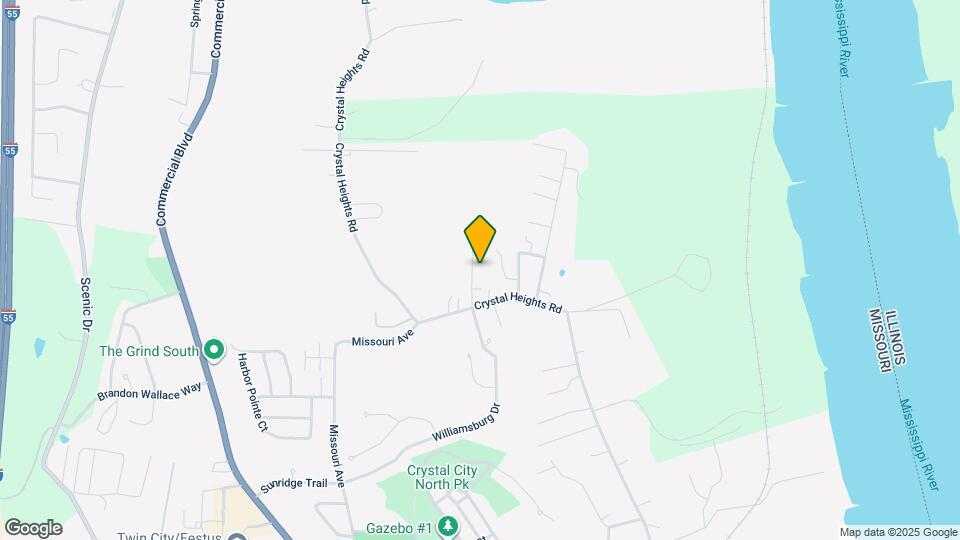 105 Riverview Heights Map and Location Details