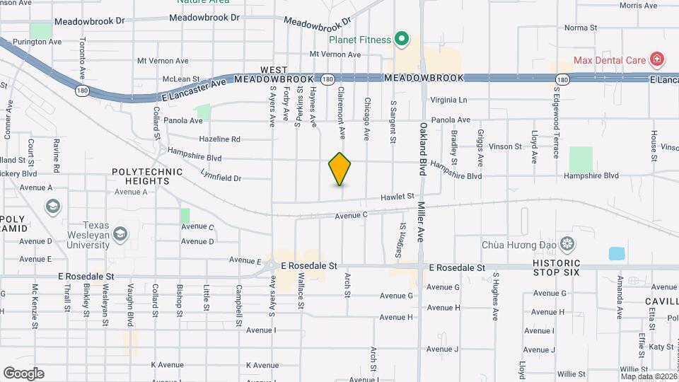 912 Clairemont Ave Map and Location Details