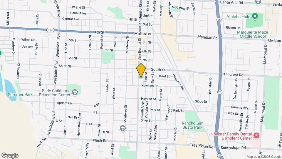 869 San Benito St Map and Location Details