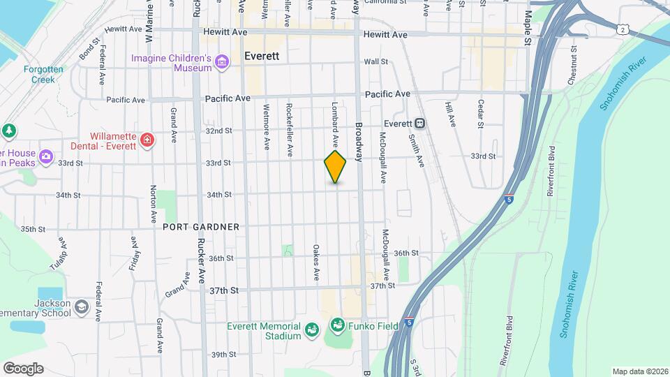 3326 Lombard Ave Map and Location Details