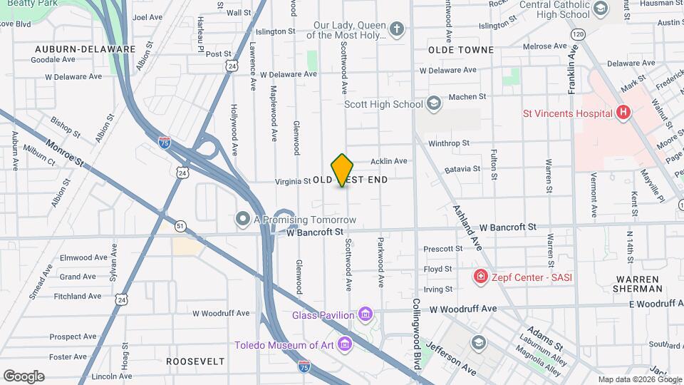2257 Scottwood Ave, Unit 2257 Unit One Map and Location Details