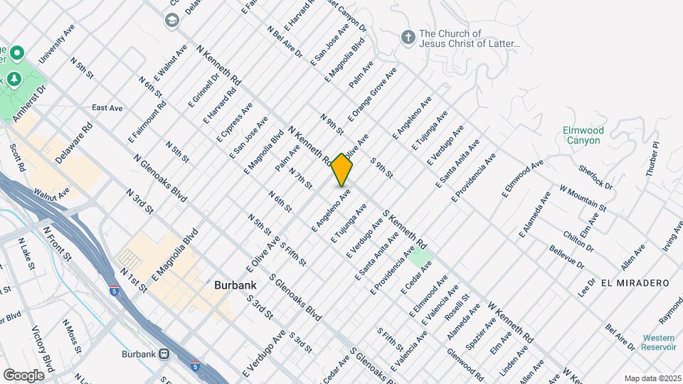 723 E Angeleno Ave Mapa y Detalles de la Ubicación