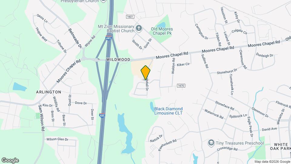 8755 Longnor St Map and Location Details