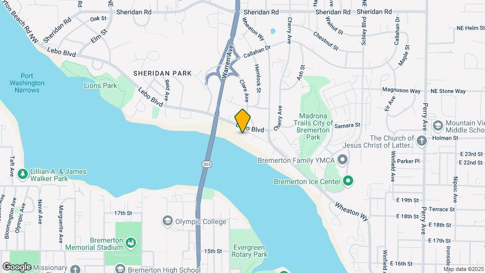 1107 Campbell Way Map and Location Details