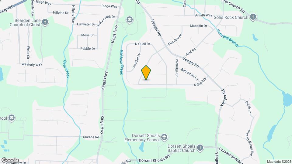 5916 S Quail Dr Map and Location Details