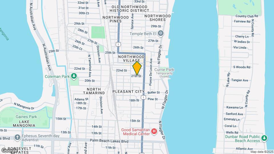 432 21st St Map and Location Details