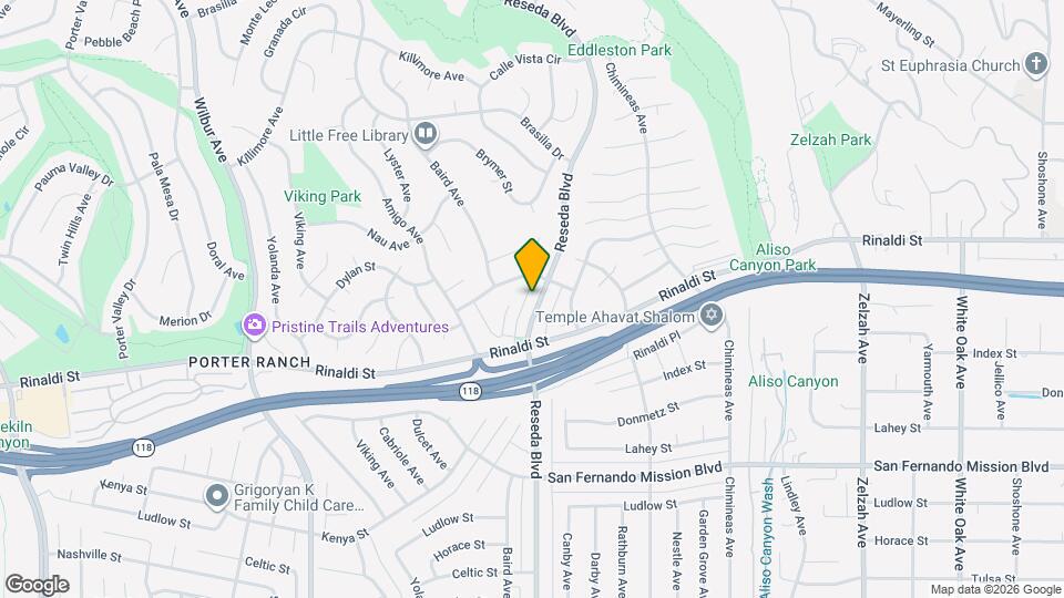 11367 Reseda Blvd Mapa y Detalles de la Ubicación