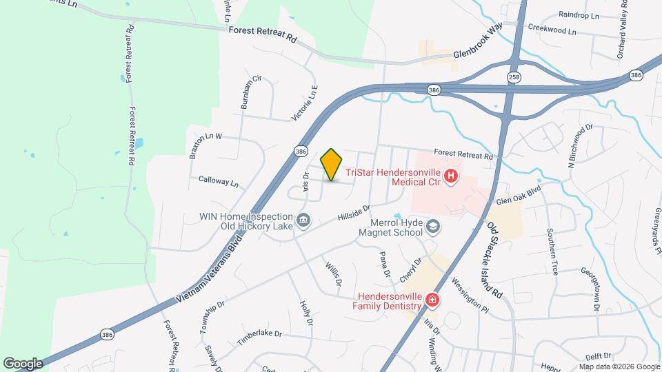 109 Shady View Dr Map and Location Details