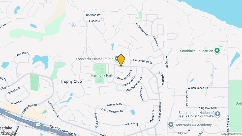 609 Indian Creek Dr Map and Location Details