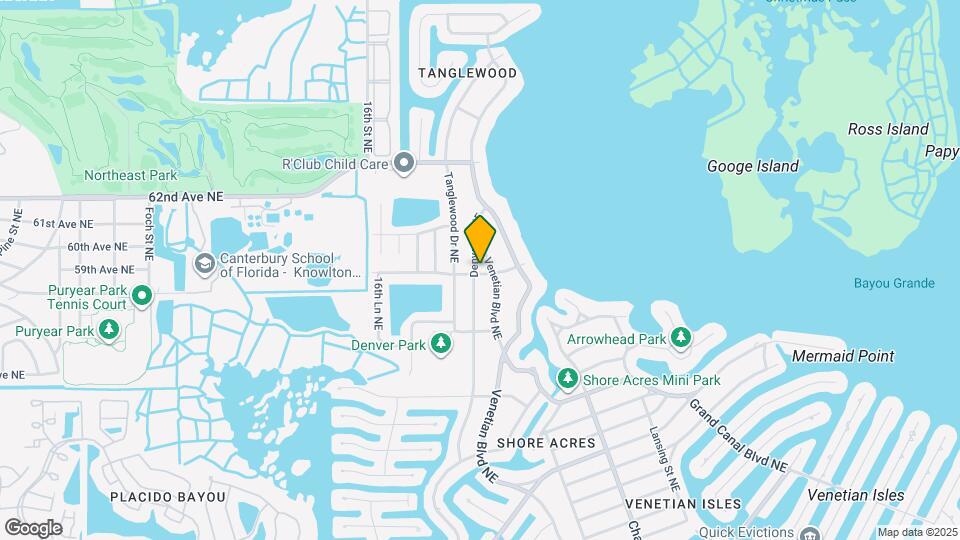 5901 Denver St NE Map and Location Details