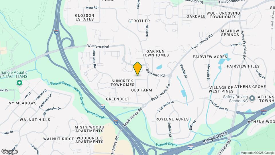 5716 Rail Fence Rd Map and Location Details