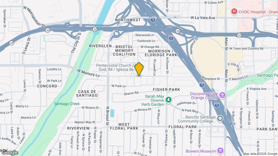 2624 Towner Ln Mapa y Detalles de la Ubicación