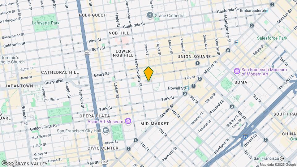 422 Ellis St Mapa y Detalles de la Ubicación