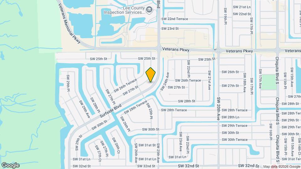 2564 Surfside Blvd Mapa y Detalles de la Ubicación