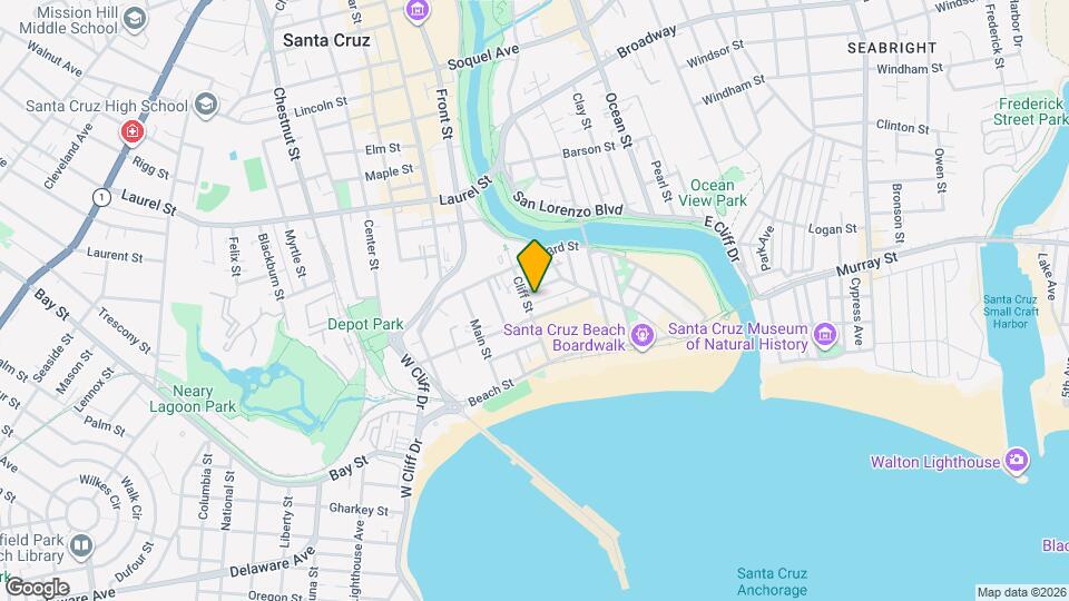 316 Cliff St Map and Location Details