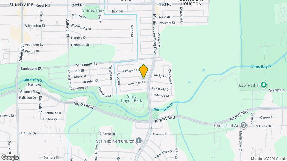 5631 Groveton St Map and Location Details