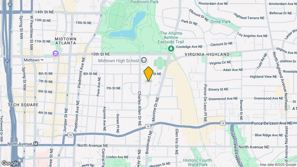 872 Vedado Way Map and Location Details