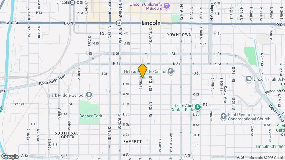 626 S 12th - 12H Apartments Map and Location Details