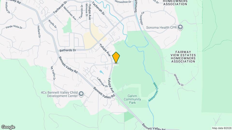 3068 Yulupa Ave Map and Location Details