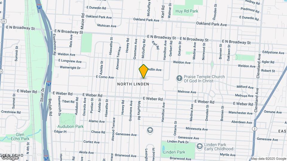 2910-2972 Mcguffey Rd Map and Location Details