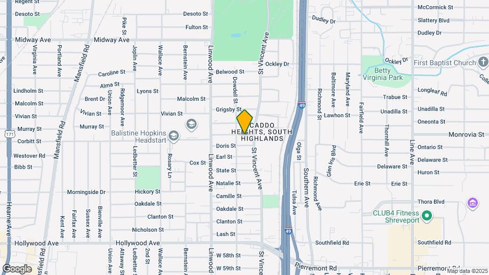 1421 Clover St Map and Location Details