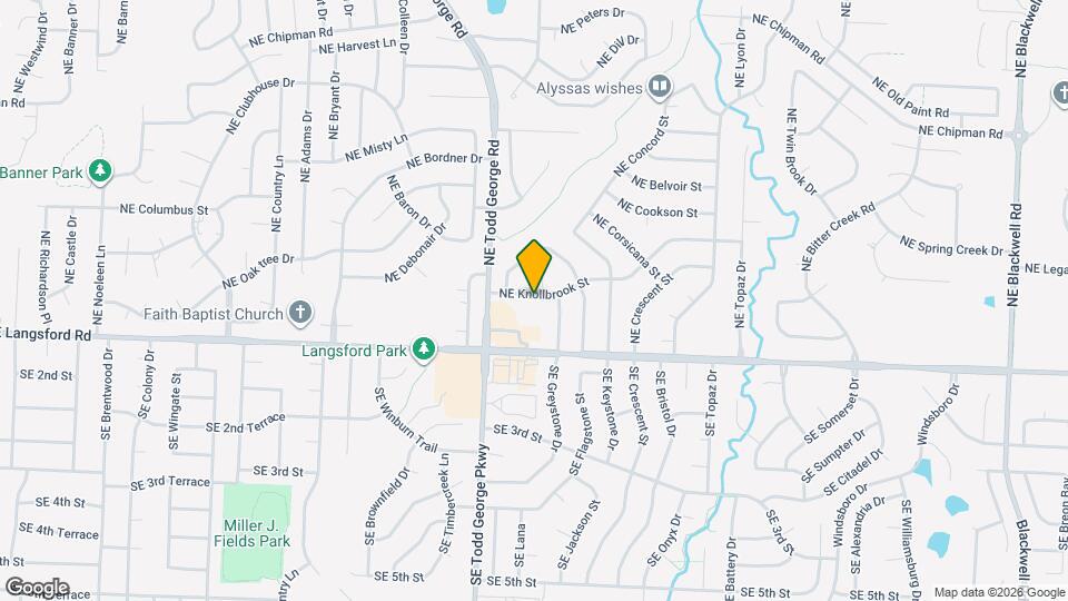 1845 NE Knollbrook St Map and Location Details