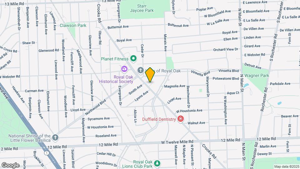 2328-2336 Crooks Rd Mapa y Detalles de la Ubicación
