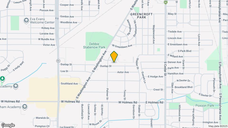 410 Dunlap St Map and Location Details