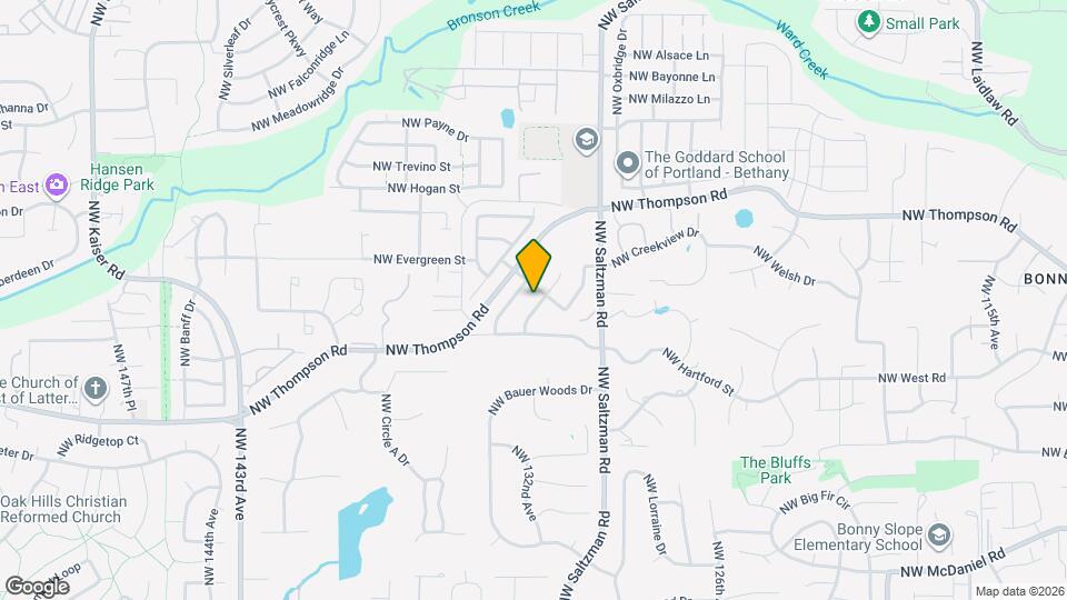 3615 NW Lansbrook Terrace Map and Location Details