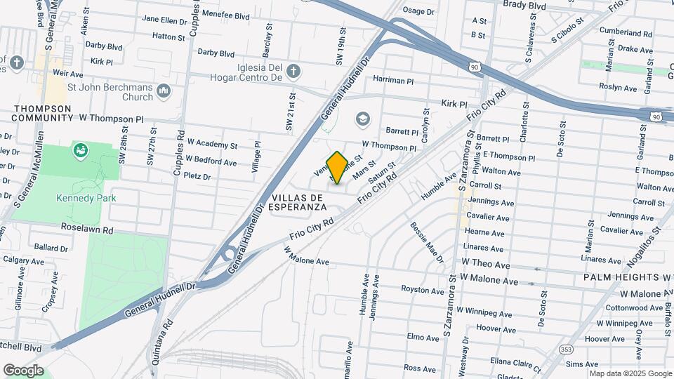 2115 Jupiter St Map and Location Details