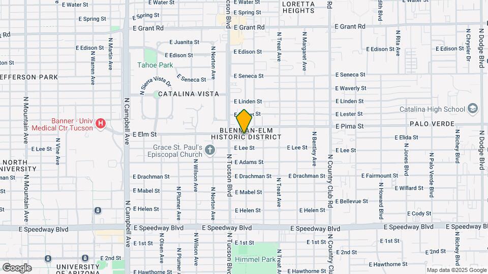 2538 E Elm St Map and Location Details