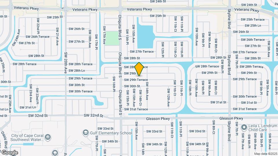1419 SW 29th Terrace Map and Location Details