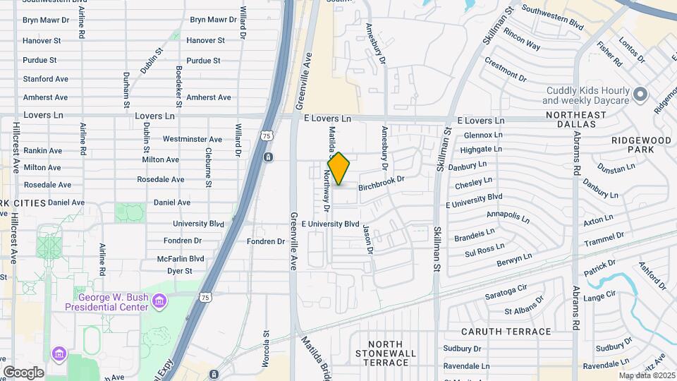 5816 Birchbrook Dr Mapa y Detalles de la Ubicación