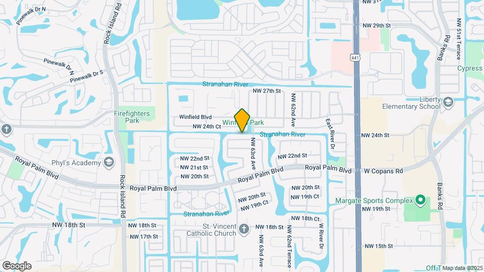 6395 NW 23rd St Map and Location Details