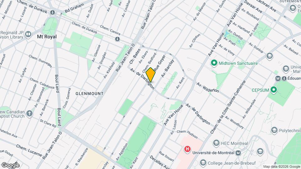 6675 Av. de Darlington Map and Location Details