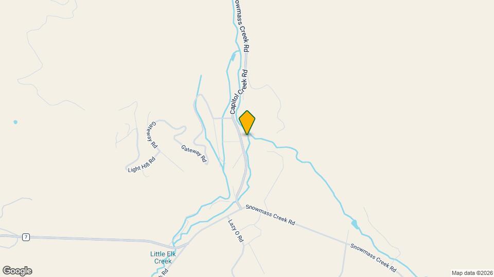 1470 Snowmass Creek Rd Map and Location Details