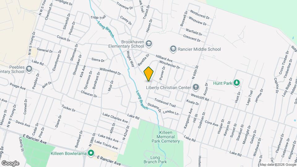 2209 Dickens Dr Map and Location Details