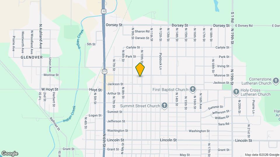 1215 N 10th St Map and Location Details